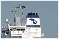 Containerschiff Hermes Arrow (Bild: Dirk Schütz)