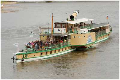 Seitenraddampfer Stadt Wehlen