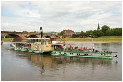 Seitenraddampfer Pirna
