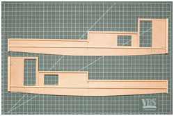 Decksaufbau Dampfschlepper Albert 1