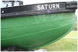 Rumpf des Dampfschlepper Albert 1