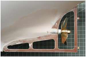 Unebenheiten wurden verspachtelt