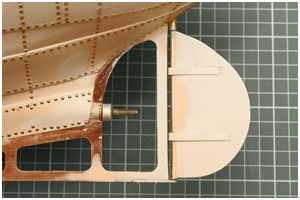 Achtersteven und Ruder des Dampfschlepper Albert 2