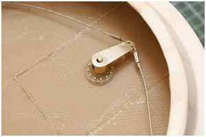 Achtersteven und Ruder des Dampfschlepper Albert 2