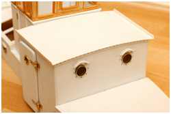 Werkstatt und vorderes Logis des Dampfschlepper Albert 2