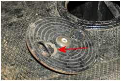 Kohleluken des Dampfschlepper Albert 2