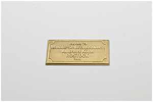 Werftschild des Dampfschlepper Albert 2