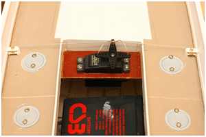 RC-Komponenten des Dampfschleppers Albert 2