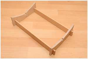 Modellständer des Dampfschlepper Albert 2