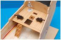 Kampanjedeck beplankt