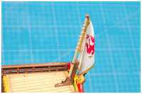 großer Flaggenstock