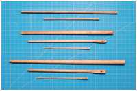 Einzelteile der Hauptmasten