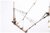 Backstag am Sprietmast