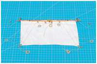 laufendes Gut am Großsegel