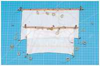 beide Untersegel fertig betakelt