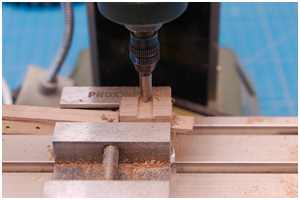 Nut in Betingsäule fräsen