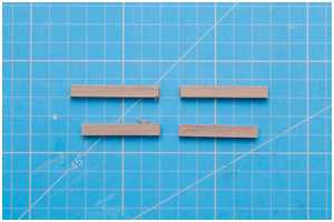 Rohlinge des Kranbalkens