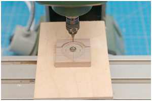 Glockenstuhlkrone wird gefräst