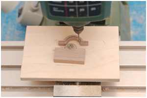 Glockenstuhlkrone fertig gefräst