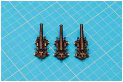 die fertigen Kanonen