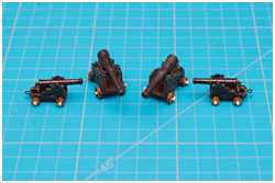 die fertigen Kanonen