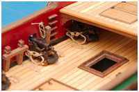 alle Geschütze sind betakelt