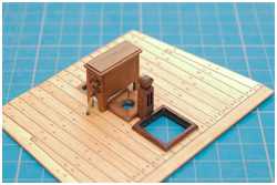 Besanfallknecht auf dem Kampanjedeck