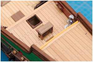 Kompasshäuschen aufgestellt