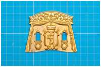 Ausfräsen der Fensteröffnungen im Oberspiegel