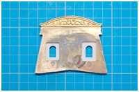 Ausfräsen der Fensteröffnungen im Oberspiegel