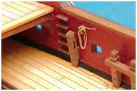 zusätzlicher Knecht für die Fockbrassen