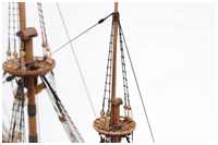 Webeleinen an der Besanmarsstenge