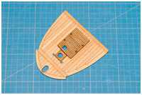 Aufnahme für die Betinge ins Deck eingearbeitet