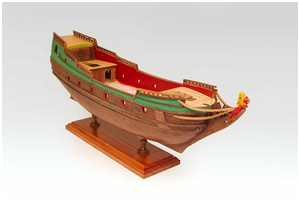 fertige Reling auf der Back