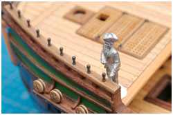 Belegnägel an der Back