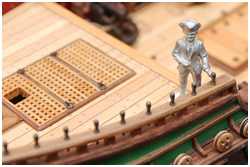 Belegnägel an der Back