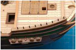 Belegnägel an der Back