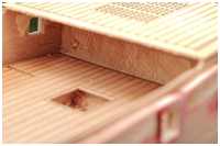 unter der Back ist wenig Platz