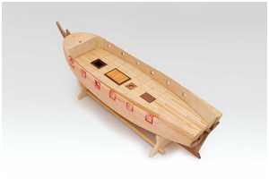 das Hauptdeck ist eingeklebt