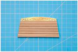 Zierleiste am H&uuml;ttenschott