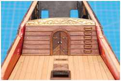 Frontansicht des H&uuml;ttenschotts