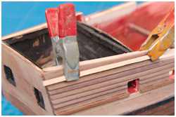 Klinkerung im Bereich der H&uuml;tte