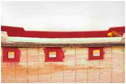 die Auffütterung der Schanzkleides im Bereich der Kuhl