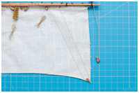 Geitau der Untersegel