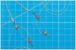 Taljen der Geeren am Besansegel