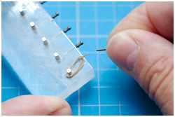 Bunschen an der Nagelbankimitation