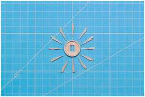 Rippen der Marsplattform