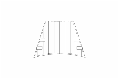 Segelschablone Großbramsegel