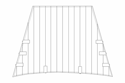 Segelschablone Gro&szlig;marssegel