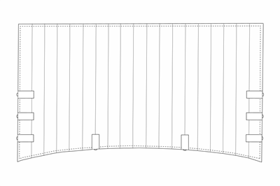 Segelschablone Gro&szlig;segel